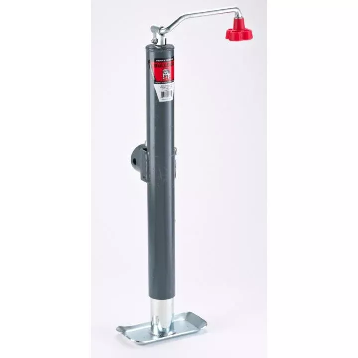 0406920 Bulldog Round Tubular Swivel Jack, 15-in, 2000-lb