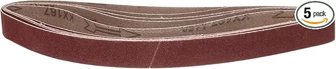 1 x 30 Inch Sanding Belt, 5 Pcs 150 Grit Knife Sharpener Belts Work Sharpening for Belt Sander Knife Carving Tool Metal Working