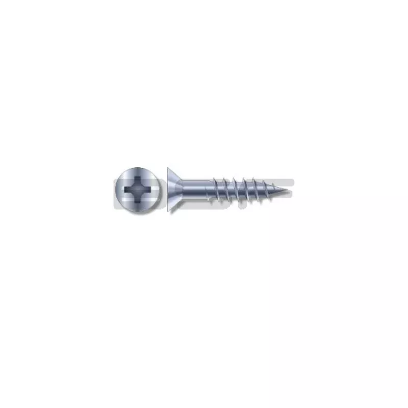 #10-13×1 1/4″ FLAT HEAD PHIL WOOD SCREW ZINC 100BX