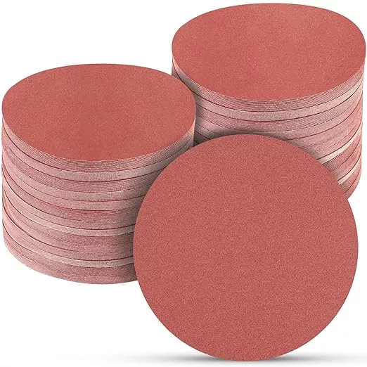 100 PCS 6 Inch Sanding Discs 1200 Grit, 6 Hole Hook and Loop Sandpaper, Round Orbital Sand Paper Discs for Sander