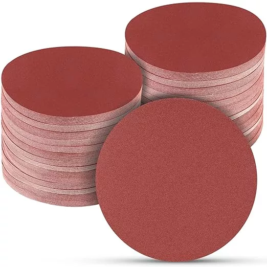 100 PCS 6 Inch Sanding Discs 600 Grit, 6 Hole Hook and Loop Sandpaper, Round Orbital Sand Paper Discs for Sander