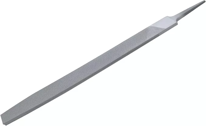 12-Inch Flat Double Cut Bastard Without Handle File for Metal Files (1 Count)