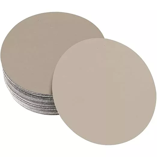 20PCS 6 inch Silicon Carbide Sanding Discs 5000 Grit, Wet Dry Orbital Sander Hook and Loop Sandpaper Disc Ultra Fine Grit, Best for Metal,Automotive Precision Polishing
