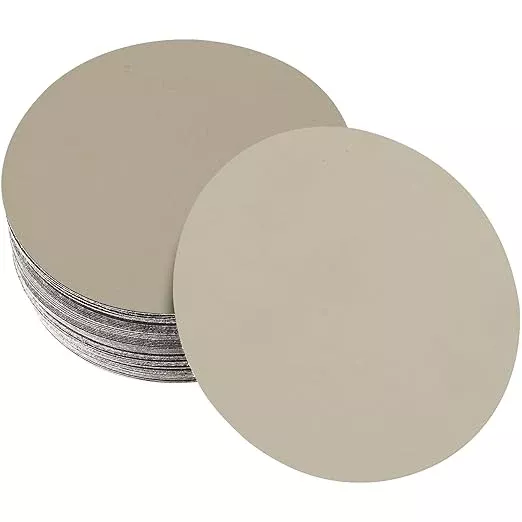 20PCS 6 inch Silicon Carbide Sanding Discs 6000 Grit, Wet Dry Orbital Sander Hook and Loop Sandpaper Disc Ultra Fine Grit, Best for Metal,Automotive Precision Polishing