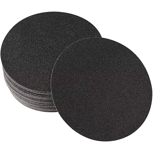 30PCS 6 inch Silicon Carbide Sanding Discs 80 Grit, Wet Dry Orbital Sander Hook and Loop Sandpaper Disc, Best for Metal,Automotive,Wood Polishing