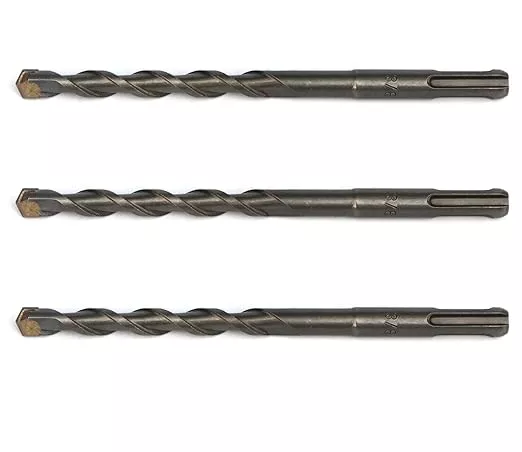 3PCS, 3/8" x 6", SDS Plus, Hammer Drill Bits, Rotary Hammer Drill Bits