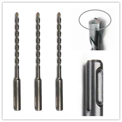 3PCS, 5/16" x 6", SDS Plus, Hammer Drill Bits, Rotary Hammer Drill Bits