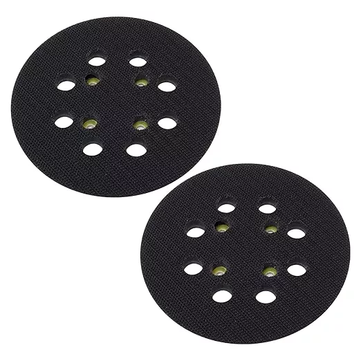 5-Inch Sander Replacement Pad, Hook and Loop Sanding Pad Compatible with Ryobi RS290, RS241, RS280, RS281VS, P411 Random Orbit Sander, 2-Pack