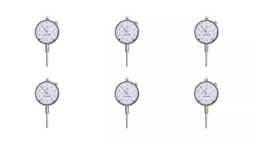 Accusize Industrial Tools 0-1'' by 0.001'' Dial Indicators, P900-S102, 6 Units