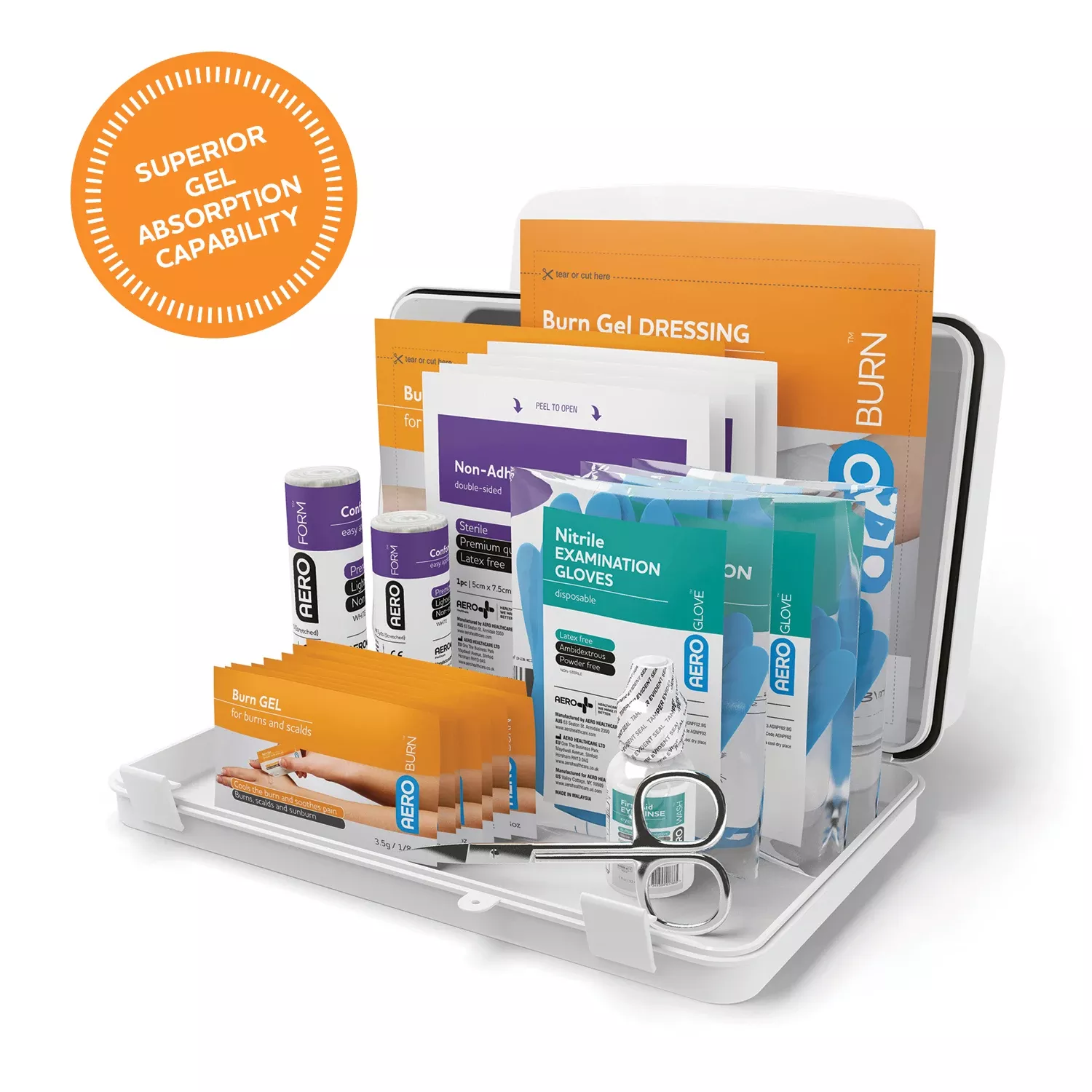 Aero Healthcare SUREFILL Burn Kit 10 Series AKB10W