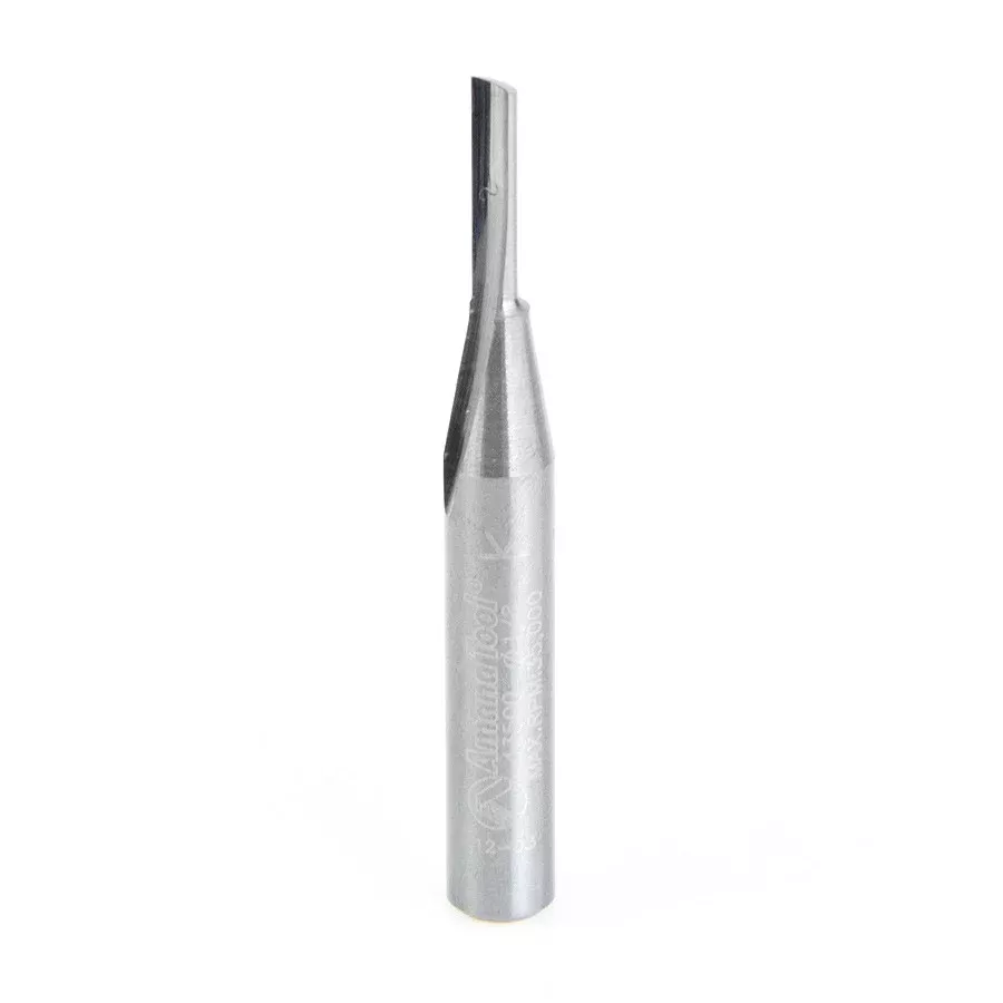 Amana Tool 1 Flute Plunge 1/8 in Dia. S.C. 43500