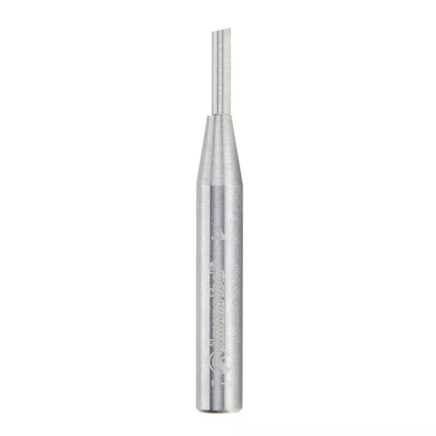 Amana Tool 1 Flute Plunge 1/8 in Dia. S.C. 43700
