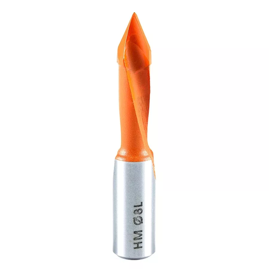 Amana Tool 8mm Through-Hole L/H 57mm Long 413008