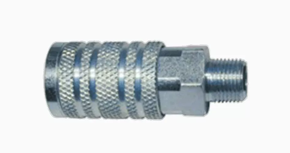 Amflo C9 1/2" I/M/T Design x 1/2" MNPT Steel Coupler