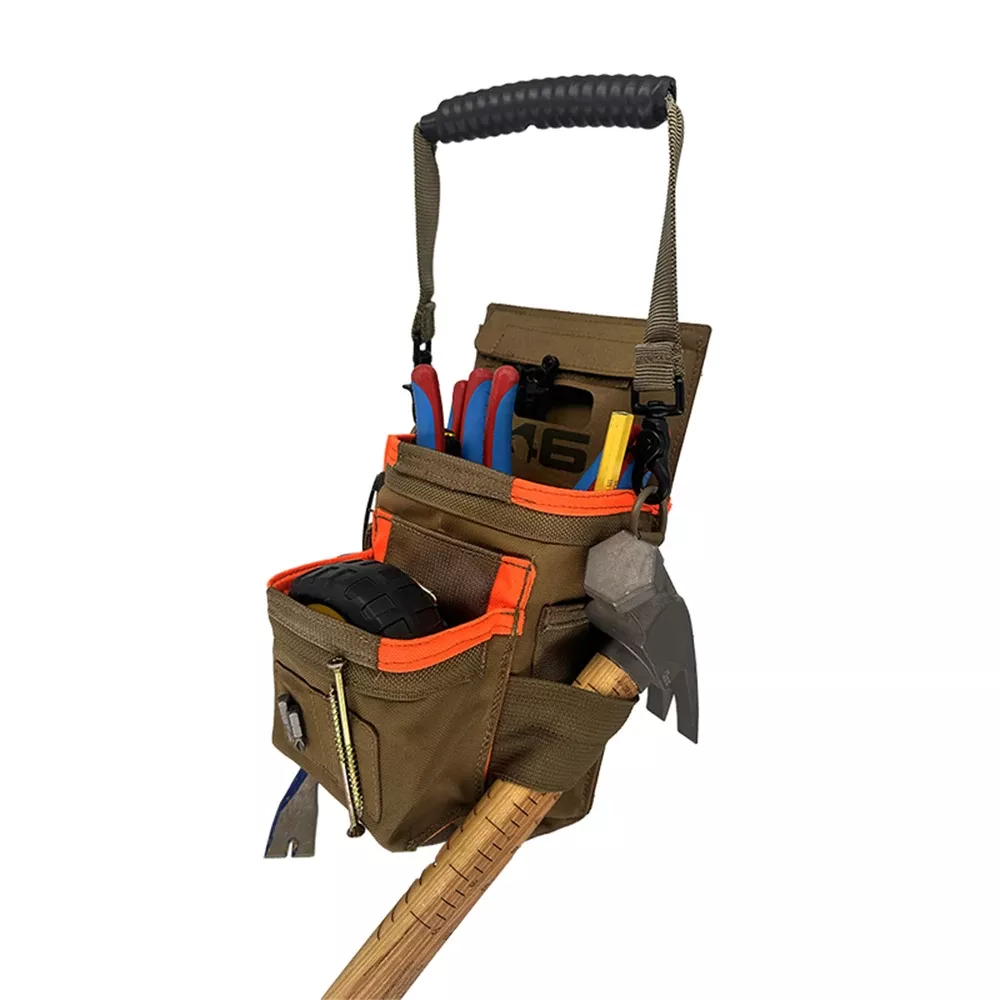 Atlas 46 Compact Double Stack Tool Pouch ROTATE/QUICK RELEASE - Brown A46-10-00002-1178-00