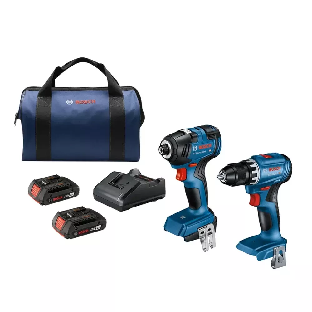 Bosch Power Tools 18V 2-Tool Combo Kit GXL18V-27B22