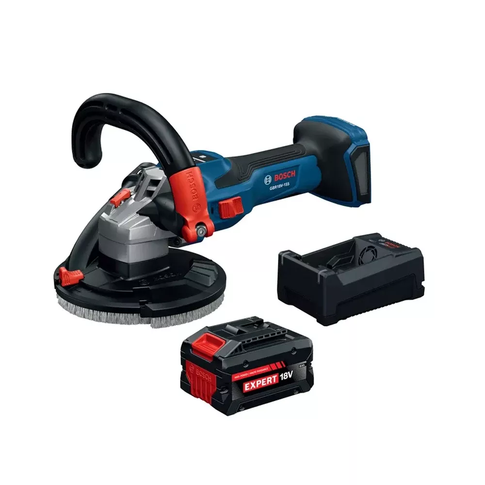 Bosch Power Tools 5" 18V Concrete Surface Grinder GBR18V-15SN18X