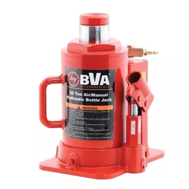 BVA Hydraulics 30 Ton Air / Manual Bottle Jack J18302