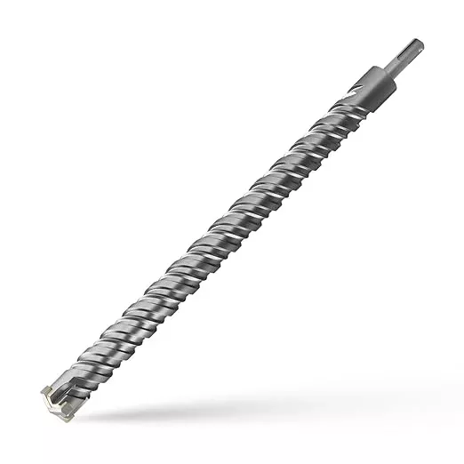 CSOOM SDS Plus Rotary Hammer Drill Bit 1"x18.11", Professional Concrete Drill Bit for Concrete, Brick, Stone and Cement Walls
