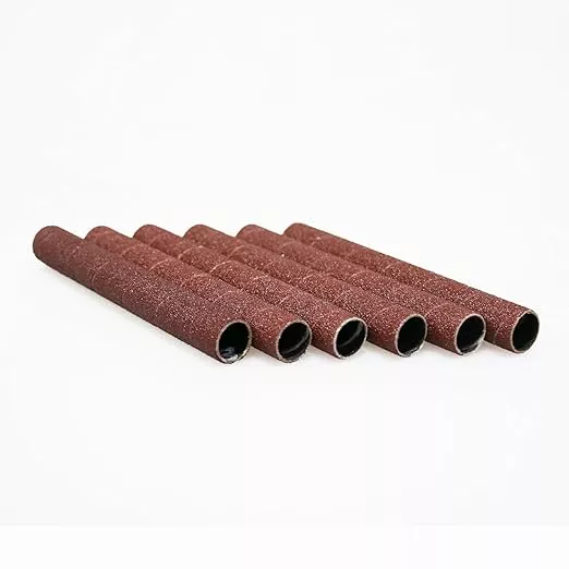 Dark Stone Sanding Sleeves for Spindle Sander 4-1/2" Length (100 Grit, 1/2“)
