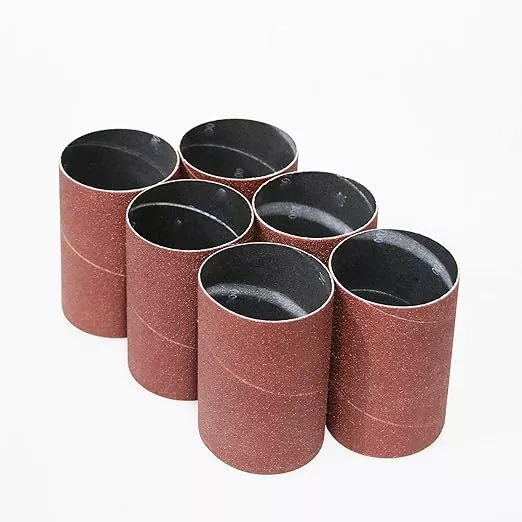 Dark Stone Sanding Sleeves for Spindle Sander 4-1/2" Length (400 Grit, 3")