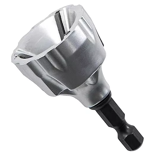 Deburring External Chamfer Tool, HSS Hex Shank Remove Burr Tools with Carbide Blades, Deburring Tool for Metal Bolt in 1/8" to 3/4" (3~19mm) Diameter