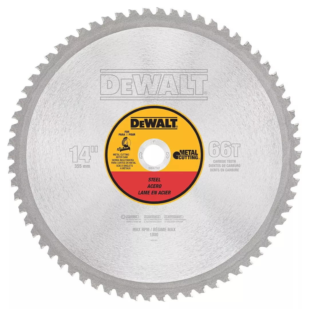 DeWalt 14" Metal Cutting Saw Blade DWA7747