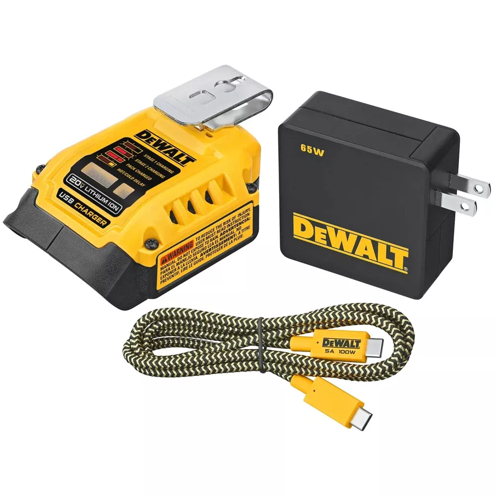 DeWalt 20V MAX FLEXVOLT 5 Amp Usb Charging Kit DCB094K