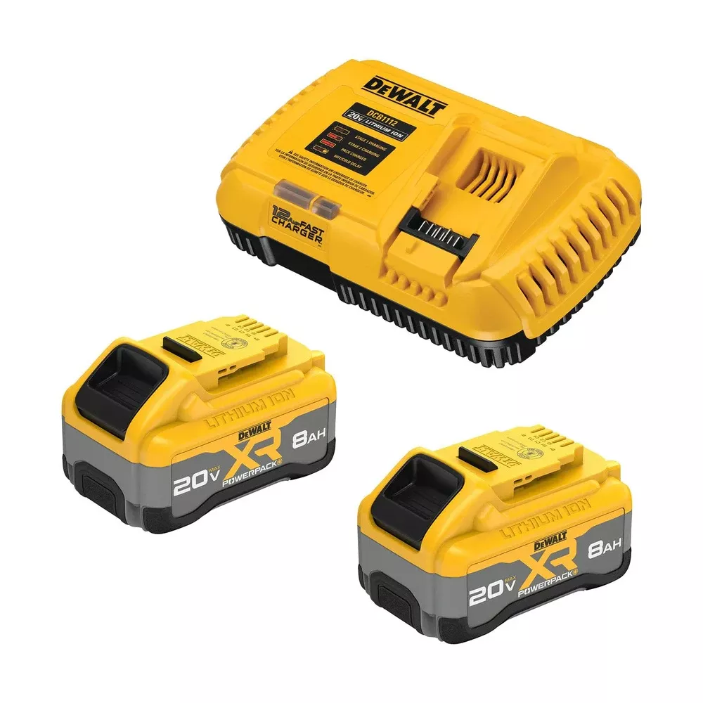 DeWalt 20V MAX XR 8Ah Starter Kit - 2 Pack DCB2108-2C