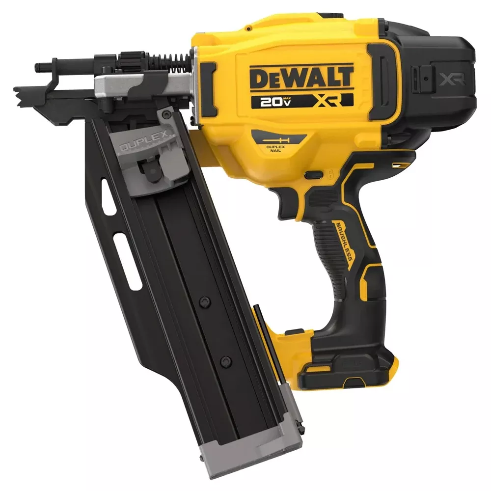 DeWalt 20V MAX* XR Brushless 21° Plastic Collated Duplex Nailer (Tool Only) DCN910B