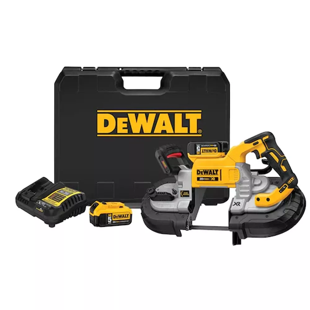 DeWalt 5" 20V MAX* Dual Switch Band Saw Kit DCS376P2