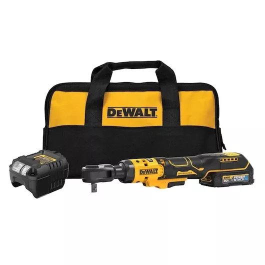 DEWALT ATOMIC 20V MAX Brushless 1/2" Cordless Ratchet Kit w/ POWERSTACK Battery | DCF512GE1