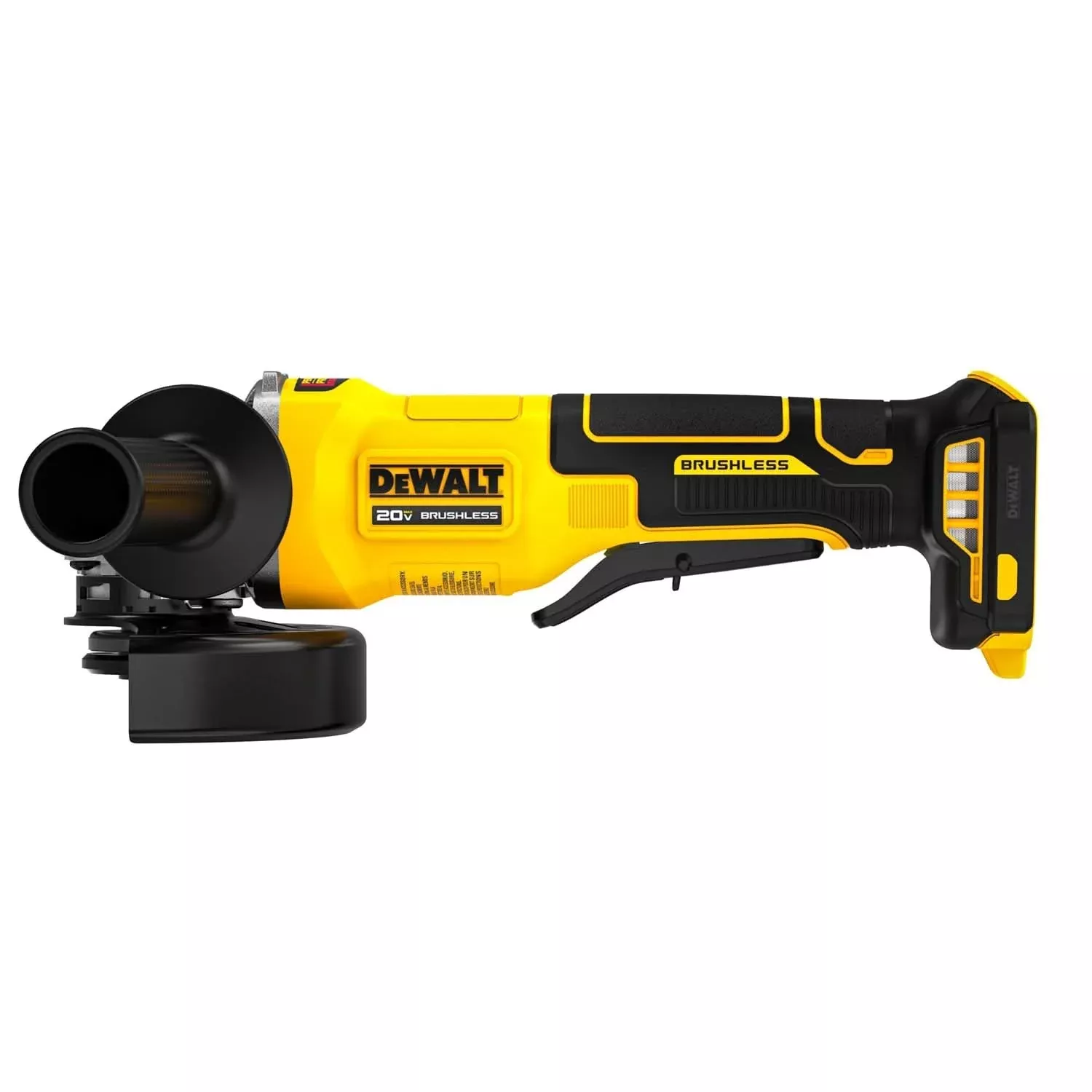 DeWalt20V MAX* Brushless 4-1/2 in. Paddle-Switch Grinder, Tool Only