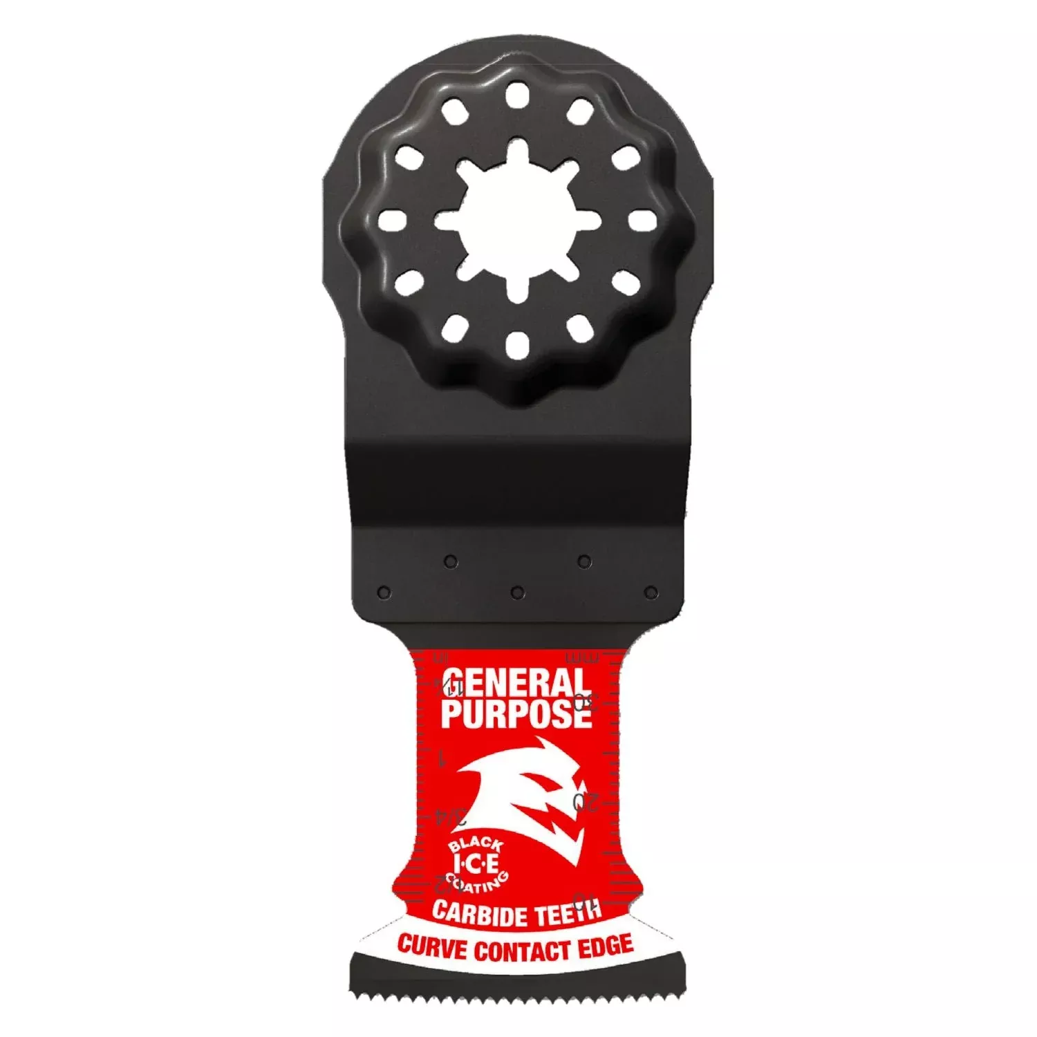 Diablo DOS125CGP10 1-1/4" x 1-1/2" AMPED Demo Demon Starlock Carbide Teeth Oscillating Blade for General Purpose Cuts, 10-Pack