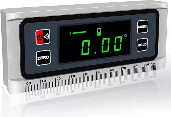 Digital Level Angle Finder Waterproof IP65 Protractor Angle Gauge Inclinometer with V-Groove Magnetic Base
