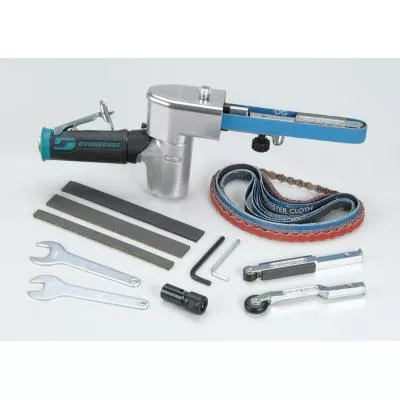 DYNABRADE Dynafile II Abrasive Belt Tool Versatility Kit, Metric Collet