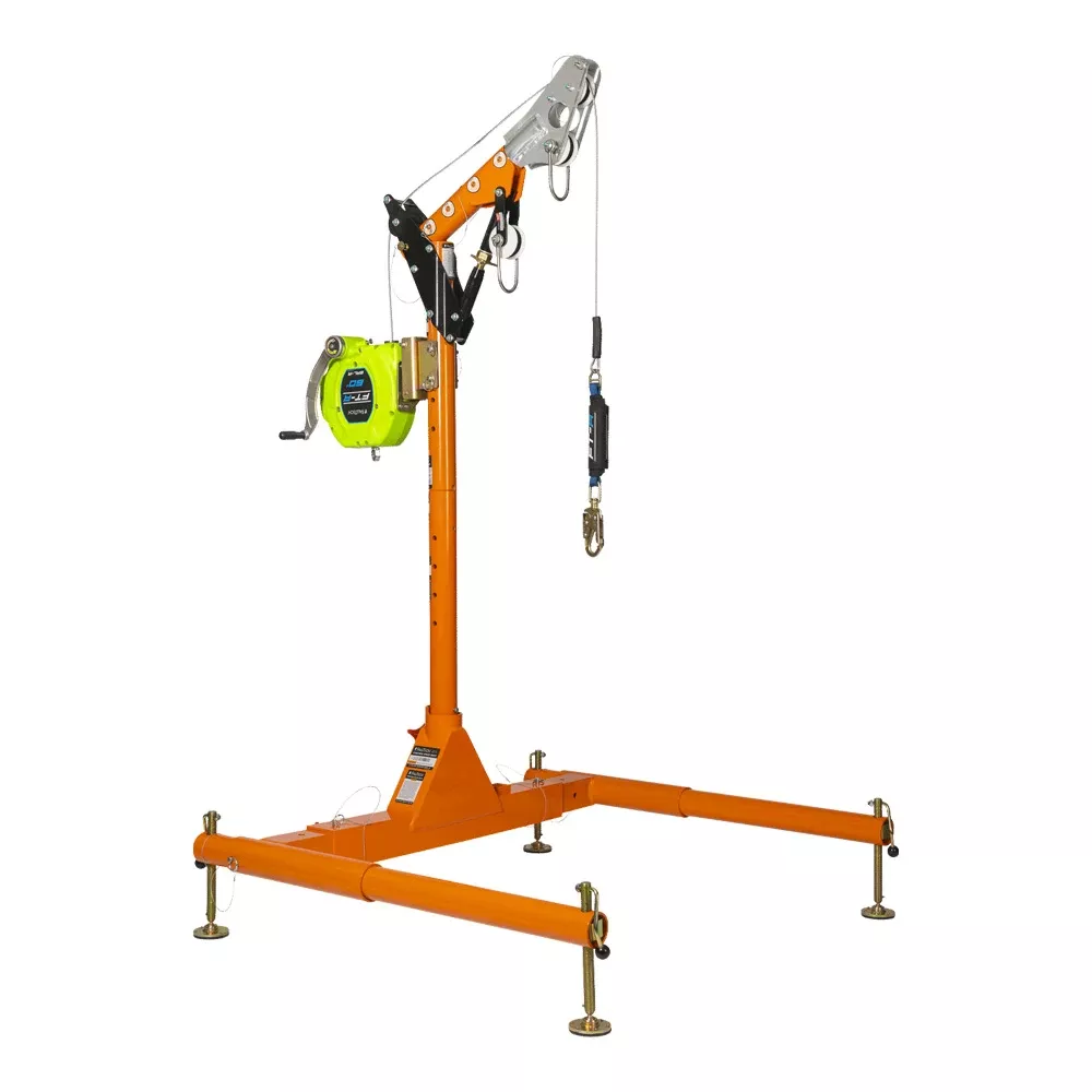 FallTech 12" to 29" Confined Space Davit System w/ 60' FT-R SRL-R (5-Piece) 6050328RB