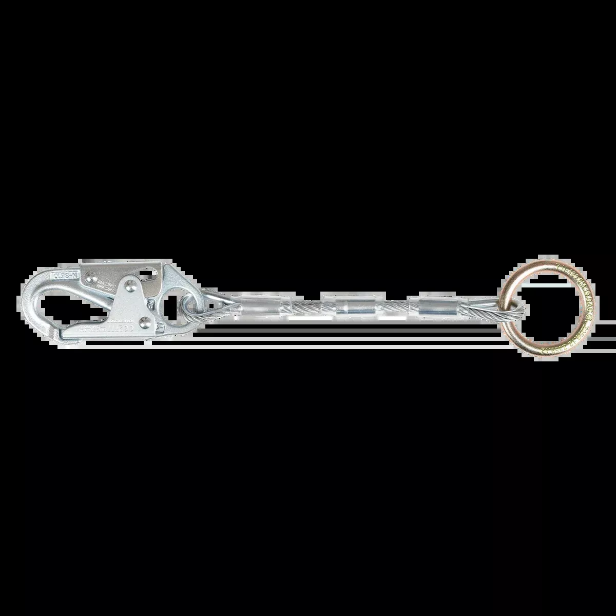 FALLTECH 18" Cable Dorsal D-Ring Extender w/ Steel Snap Hook
