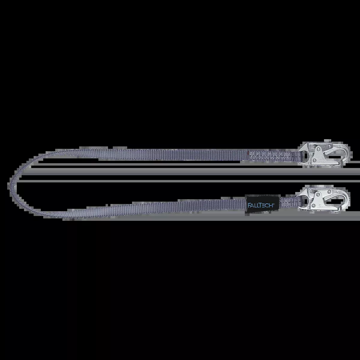 FALLTECH 6' Web Restraint Lanyard, Fixed-Length w/ Steel Snap Hooks