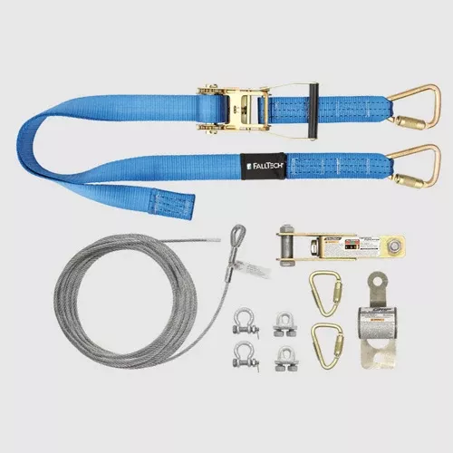 FallTech SteelGrip Plus Single-span Temporary Cable HLL Assembly without Anchors 620060R