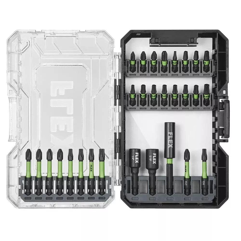 Flex 29 Piece Impact Driver Stack Pack Bit Set FAM10101-29