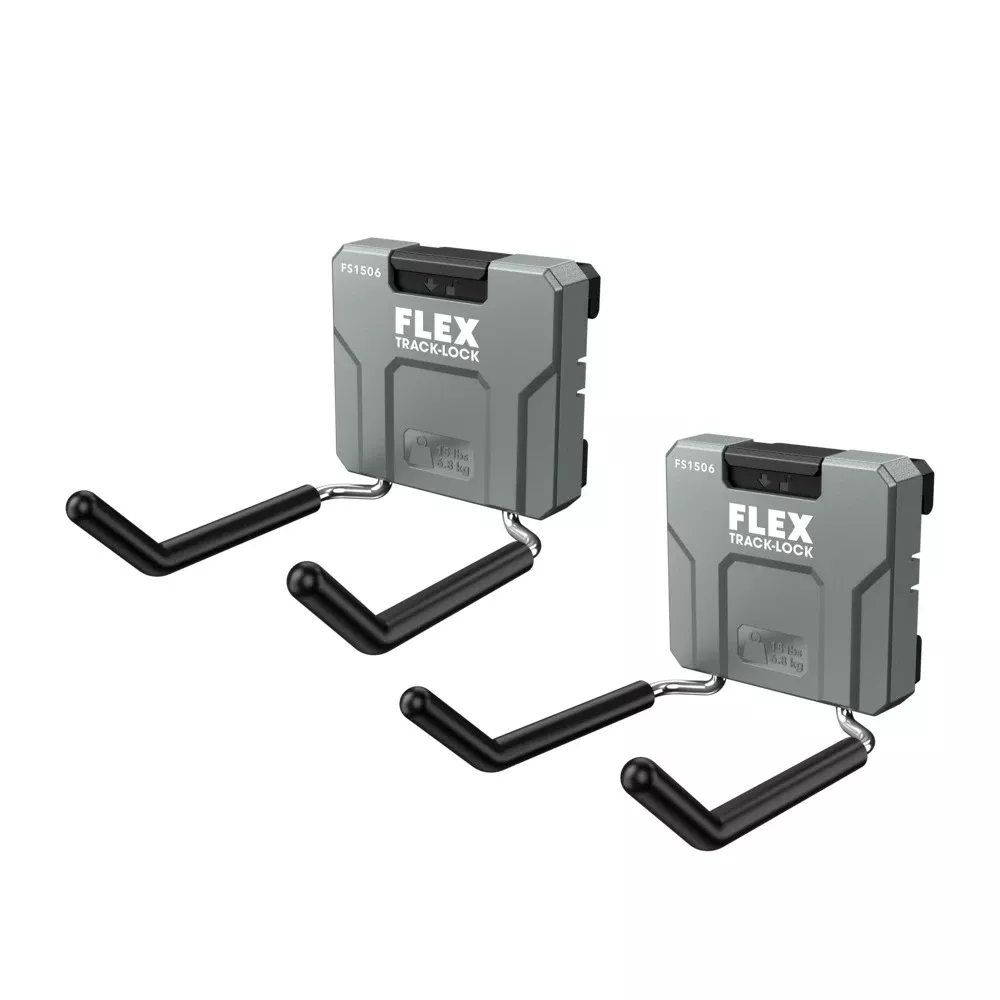 FLEX TRACK LOCK™ Dual Straight Hook (2-Pack) FS1506-2