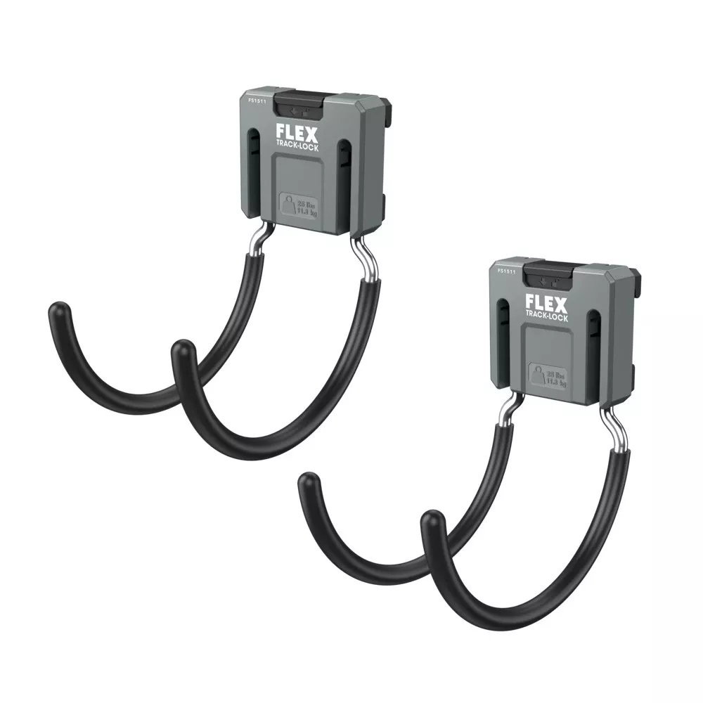 FLEX TRACK LOCK™ Large Folding Dual C-Hook (2-Pack) FS1511-2