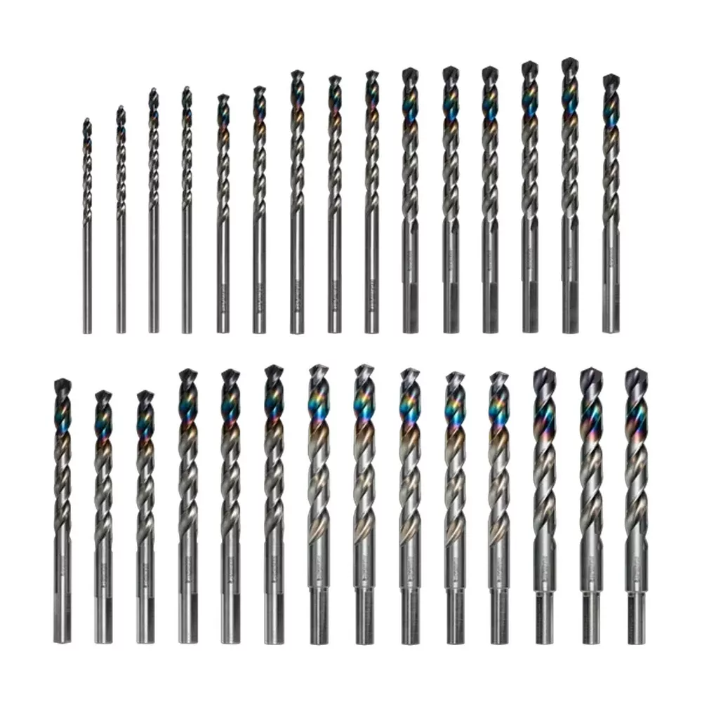 Freud Diablo Blades Metal Demon™ Drill Bits Set with Thermos for Mild, Hardened and Stainless Steels (29-Piece) DMD-T29