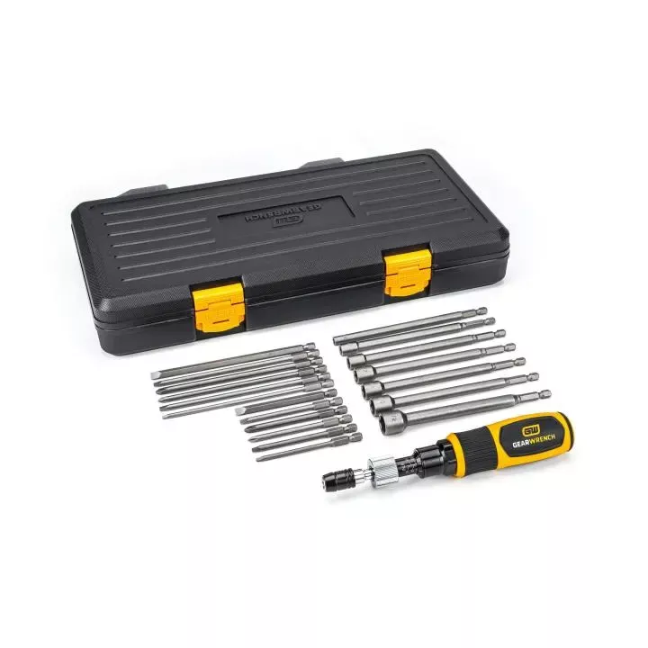 Gear Wrench 20 Pc. 1/4" Drive Torque Screwdriver Set 10-50 in/lbs 89620