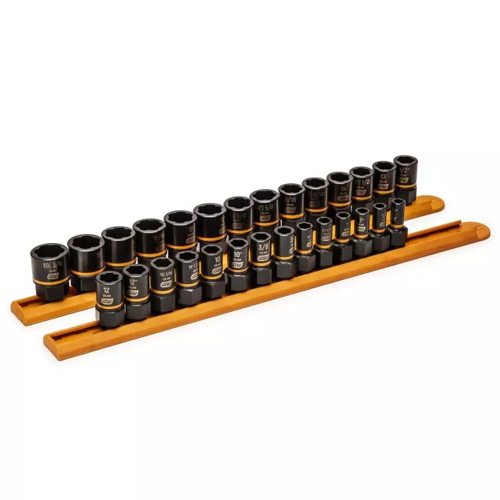 GEARWRENCH 28 PC. 1/4" & 3/8" Drive BOLT BITER™ Impact Extraction Socket Set