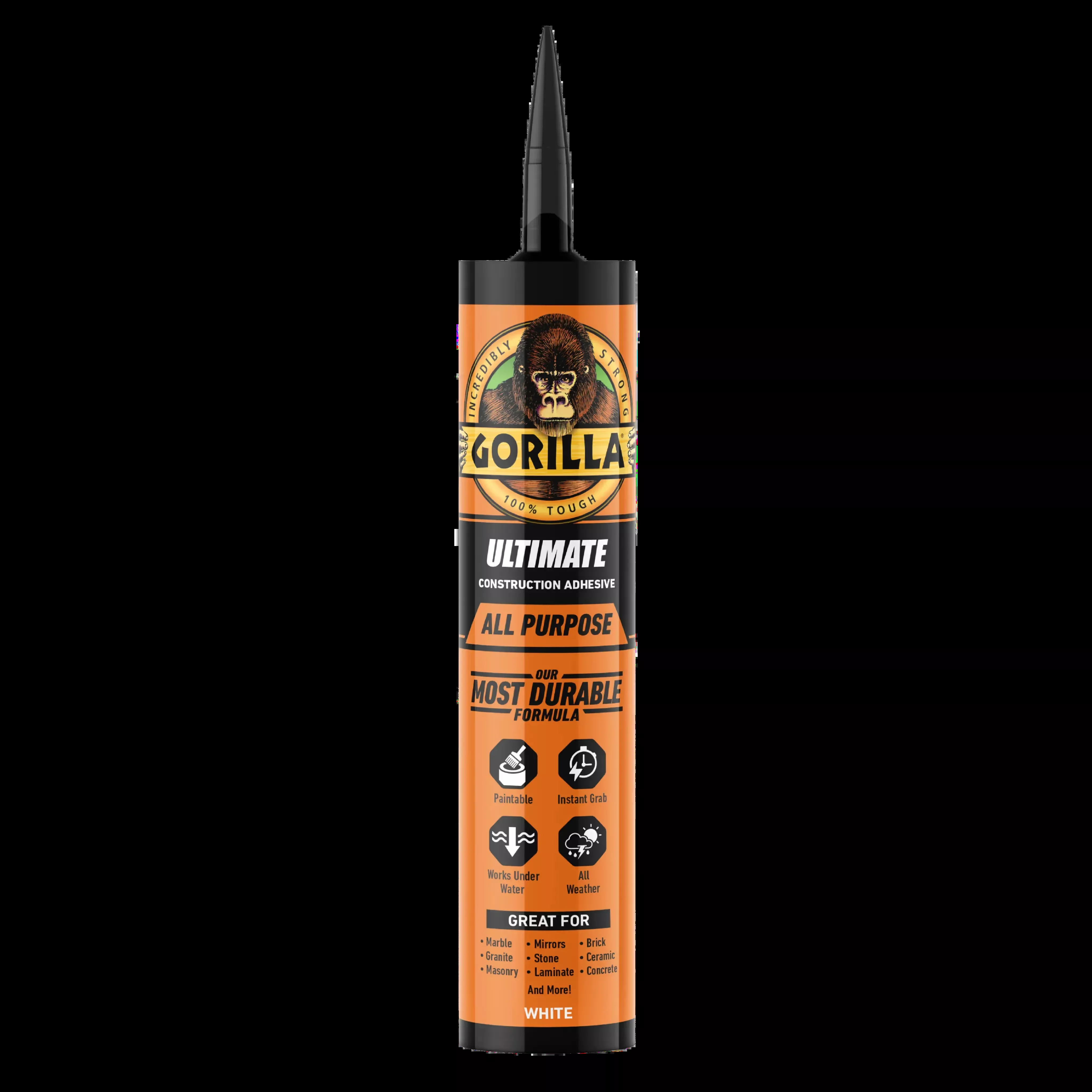 Gorilla Glue Construction Adhesive HD Ultimate, 9-oz. Tube (8008002)