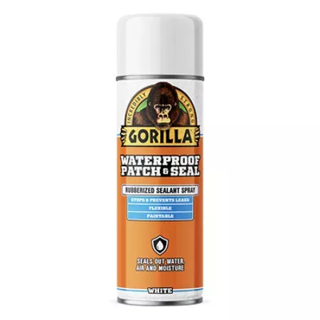 Gorilla Glue Waterproof Patch & Seal Spray, White, 14-oz. (104054)