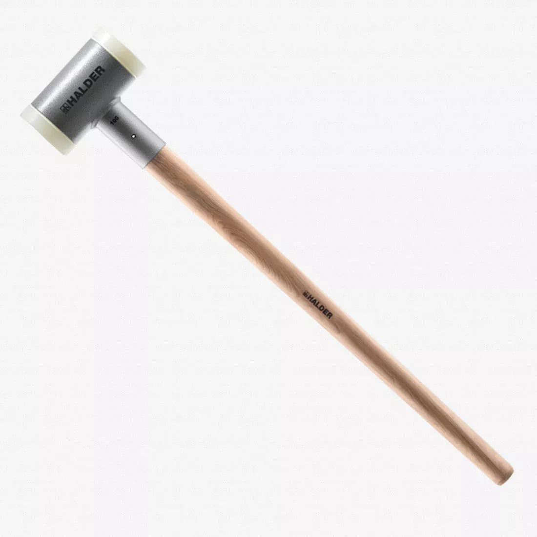 Halder Supercraft Dead Blow, Non-Rebounding "Light Duty" Forestry Sledge Hammer with Nylon Face Inserts and Steel Housing, 3.94" / 229.28 oz.