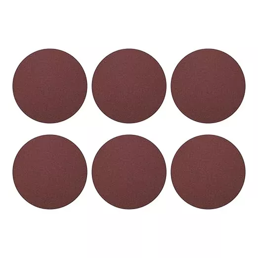 HARFINGTON 12 Pcs 9 Inch Sanding Disc 80 Grit Hook and Loop Sandpaper Random Orbital Sander Pads for Woodworking Automotive Metal Polishing